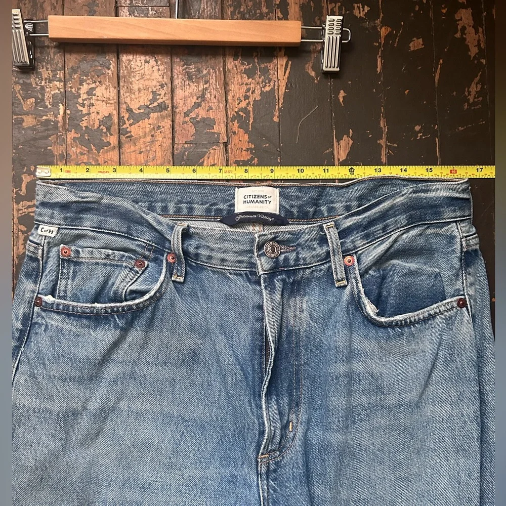 Citizens Of Humanity Miro Relaxed Wide Leg Jeans In Pacifia-RAW HEM - Picture 4 of 13
